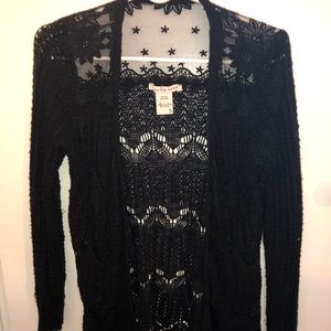 Black American Rag Cardigan